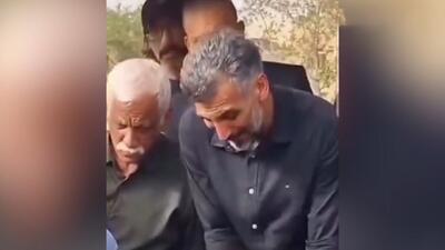 حضور جمعی از بزرگان فوتبال در مراسم تدفین پدر مهدی هاشمی‌نسب