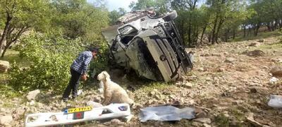 سقوط یک دستگاه ایسوزو به دره در محور بازفت به کوهرنگ ۲ فوتی و یک مصدوم بر جای گذاشت