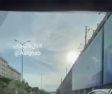 فرار کردن راننده BMW بعد از تصادف هولناک با یک سمند در تهران