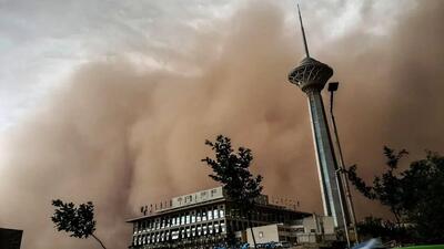 هشدار جدی طوفان در تهران؛خطر سقوط اجسام در کمین است