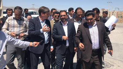 بازدید معاون وزیر راه از پروژه های شهرستان قوچان