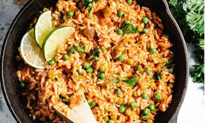 طرز تهیه نخود پلو مکزیکی+ نکات خوشمزه‌تر شدن