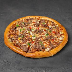 طرز تهیه پیتزا رست بیف ریش ریش خوشمزه و رستورانی