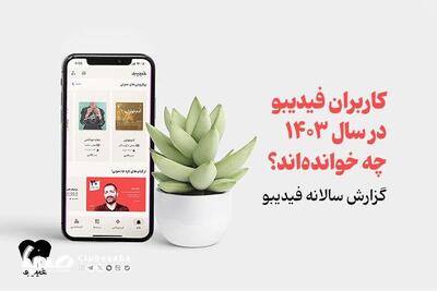 فیدیبویی‌ها در سال ۱۴۰۳ چه خوانده‌اند/محبوب‌ترین و پرفروش‌ترین‌های کتاب الکترونیک | پایگاه خبری صبا