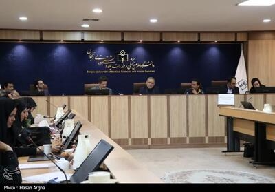 نشست خبری رئیس دانشگاه علوم پزشکی زنجان- عکس صفحه استان تسنیم | Tasnim
