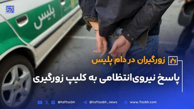 پاسخ نیروی انتظامی به کلیپ زورگیری