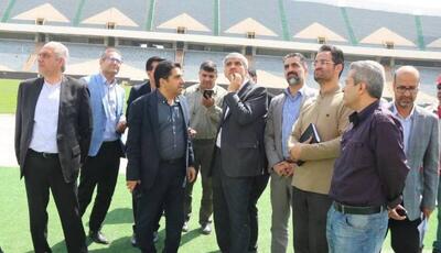 بازدید حسابرس کل هیات حسابرسی وزارت ورزش از ورزشگاه آزادی