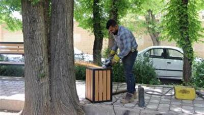 اجرای طرح نوسازی مبلمان شهری در بام ایران