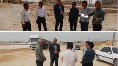احداث شبکه برق واحدهای نهضت ملی مسکن شهر بندرریگ