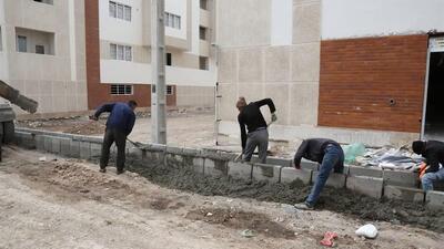 انجام خدمات روبنایی در طرح‌های نهضت ملی مسکن زنجان شتاب می‌گیرد
