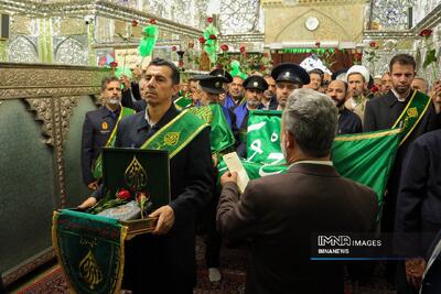 عکس/ آیین گلباران حرم حضرت شاهچراغ(ع)