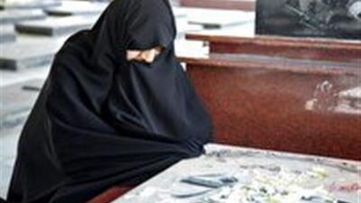 تشییع مادر شهید محسن چهل‌امیرانی در زنجان