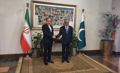 دیدار رسمی وزیران خارجه ایران و پاکستان