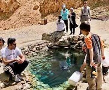 فوران یک چاه پر آب در این نقطه از کشور