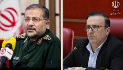 دیدار استاندار قزوین با رئیس بنیاد مستضعفان انقلاب اسلامی در تهران