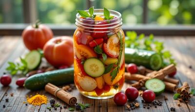طرز تهیه ترشی با میوه های تابستانی/ لذتی تازه و خوشمزه