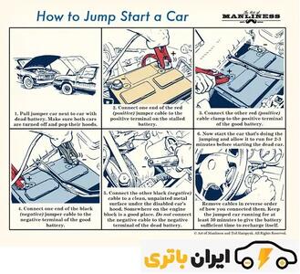 آموزش باتری به باتری ماشین
