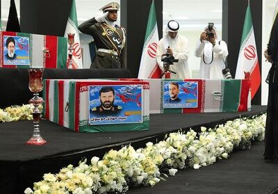 سوگواری پدر شهید موسوی در محل سقوط بالگرد شهدای خدمت + ویدئو