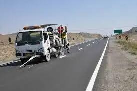 اجرای 430 کیلومتر خط کشی در جاده‌های همدان