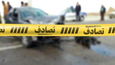 واژگونی پژو پارس یک فوتی بر جا گذاشت