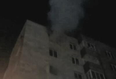 آتش‌سوزی ساختمان ۶ طبقه در آخر خیابان بعثت ولیعصر تبریز