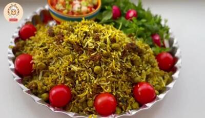 طرز تهیه پلوی نخود فرنگی / نخود پلو / رقیب باقالی پلو / با تمام نکات