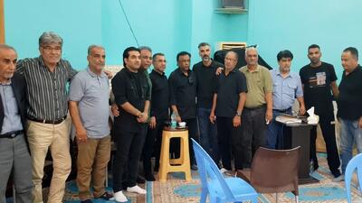 حضور پیشکسوتان فوتبال در مراسم ختم پدر هاشمی‌نسب - پارس فوتبال
