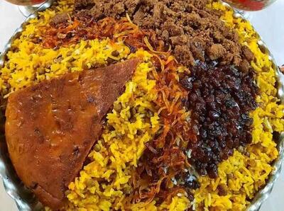 ایده عالی برای سرو عدس پلو مجلسی + فیلم - سبک ایده آل