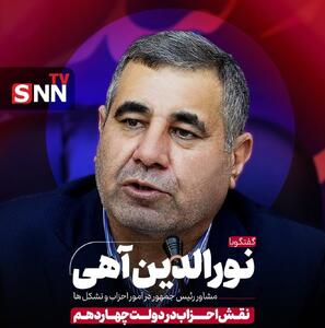 پوشش کامل گفت‌و‌گو با نورالدین آهی، مشاور رئیس جمهور در امور احزاب و تشکل‌ها