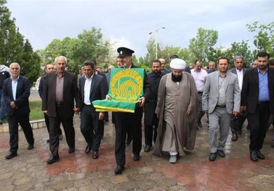 شمیم پرچم رضوی در شهرستان میانه وزیدن گرفت - تسنیم