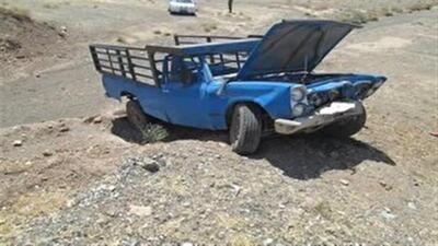 واژگونی نیسان در آزاد راه قزوین - کرج با یک کشته و یک مصدوم
