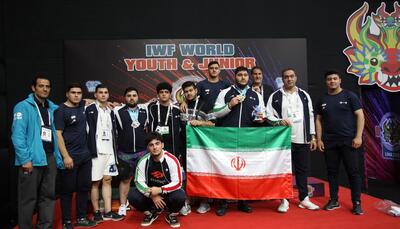 جوانان ایران با ۲۴ مدال بر بام وزنه‌برداری جهان