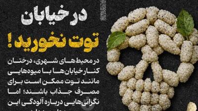 در خیابان توت نخورید!