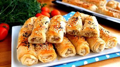 طرز تهیه بورک بادمجان