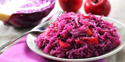 طرز تهیه ترشی کلم قرمز فوری به سبک رستورانی !! به دو روش