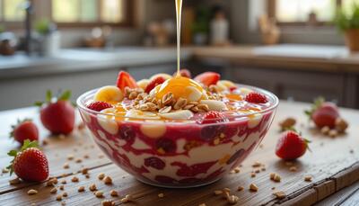 طرز تهیه ماست طعم دار خانگی، یک تجربه خوشمزه و سالم