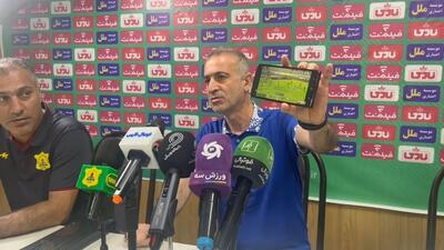 کنفرانس خبری فراز کمالوند و اعتراض شدید به نبود وار