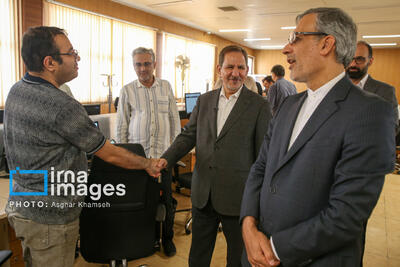 حضور «اسحاق جهانگیری» در ایرنا