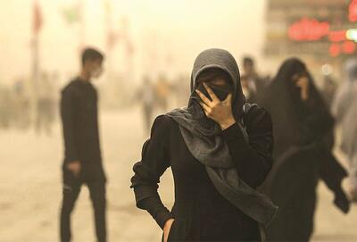 گرد و غبار پروازهای امروز این استان را لغو کرد/ مدارس تعطیل شد