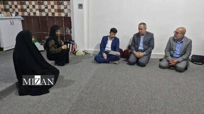 مسئولان قضایی دادگستری استان بوشهر با خانواده ۲۰ زندانی نیازمند دیدار کردند