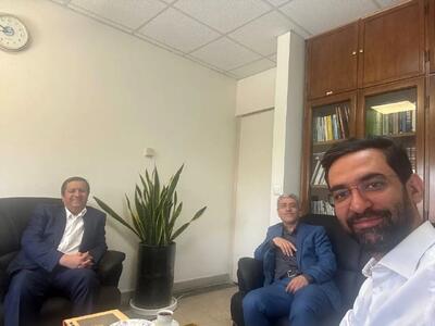 تصویر معنادار آذری‌جهرمی با همتی و طیب‌نیا در آستانه معرفی وزیر اقتصاد