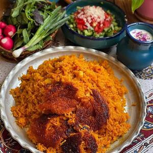 این استانبولی با مرغ ریش ریش را در خانه بپزید