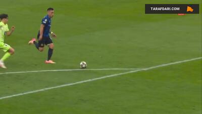 گل هاکان چالهان اوعلو به بارسلونا از روی نقطه پنالتی (اینتر 2-0 بارسلونا) - پارس فوتبال
