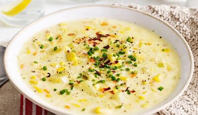 روش تهیه سوپ ذرت خوشمزه