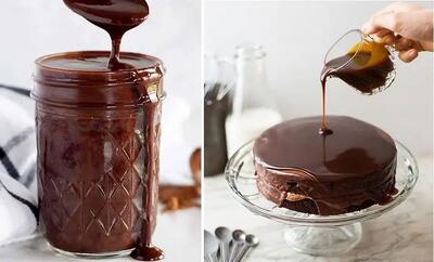 طرز تهیه سس شکلاتی براق به ساده ترین روش / یک کاور عالی برای کیک ها و دسرها