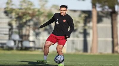 بازگشت ستاره پرسپولیس به تمرینات سرخ‌پوشان