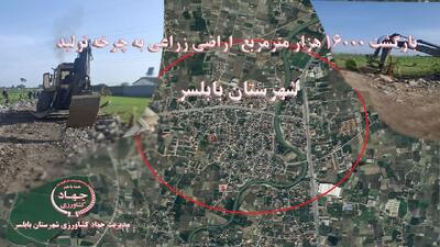 بازگشت ۱۶ هزار متر مربع زمین‌های کشاورزی به چرخه تولید در بابلسر