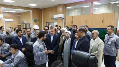 مشکلات تولید با حضور معاون اول قوه قضاییه در عسلویه بررسی شد