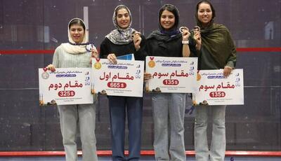 فرشته اقتداری، فاتح جام اسکواش بانوان یزدکاپ شد