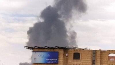 فرودگاه صنعا پس از حملات اسرائیل